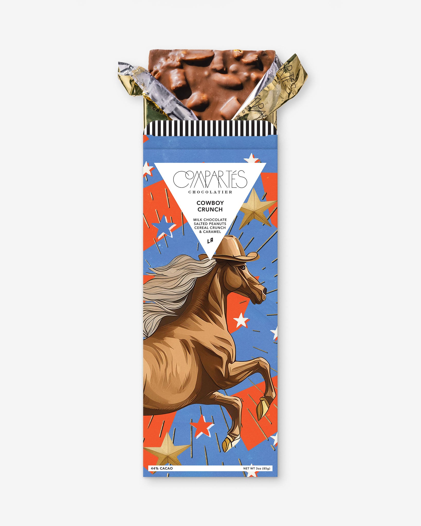 Premium Cowboy Crunch Chocolate Bar - Gourmet Toffee, Nuts & Chocolate Snack - Perfect for Camping, Hiking & Outdoor Adventures