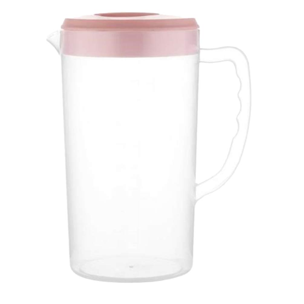 Hemoton 2600ML Large Clear Plastic Pitcher with Lid - BPA Free Juice & Iced Tea Container for Refrigerator - Perfect for Lemonade, Mixing Drinks, Water Storage & Entertaining - Ideal for Parties, BBQs & Home Use