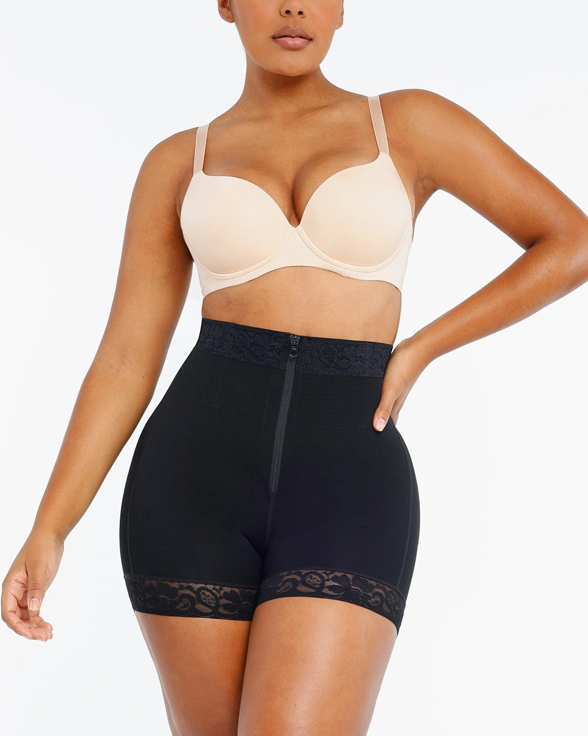 AirSlim® Lace Steel Boned Butt Enhancer - Shapewear for Women, Waist Trainer & Hip Lift Underwear | Perfect for Body Shaping, Special Occasions & Everyday Wear