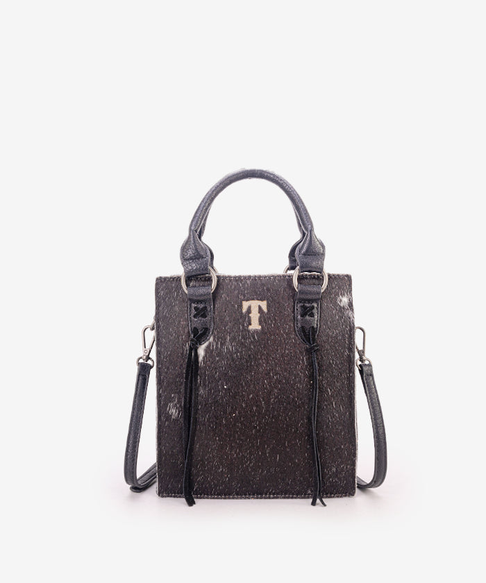 Trinity Ranch Genuine Hair-On Cowhide Leather Mini Crossbody Purse - Stylish & Durable for Everyday Use, Travel, and Casual Outings