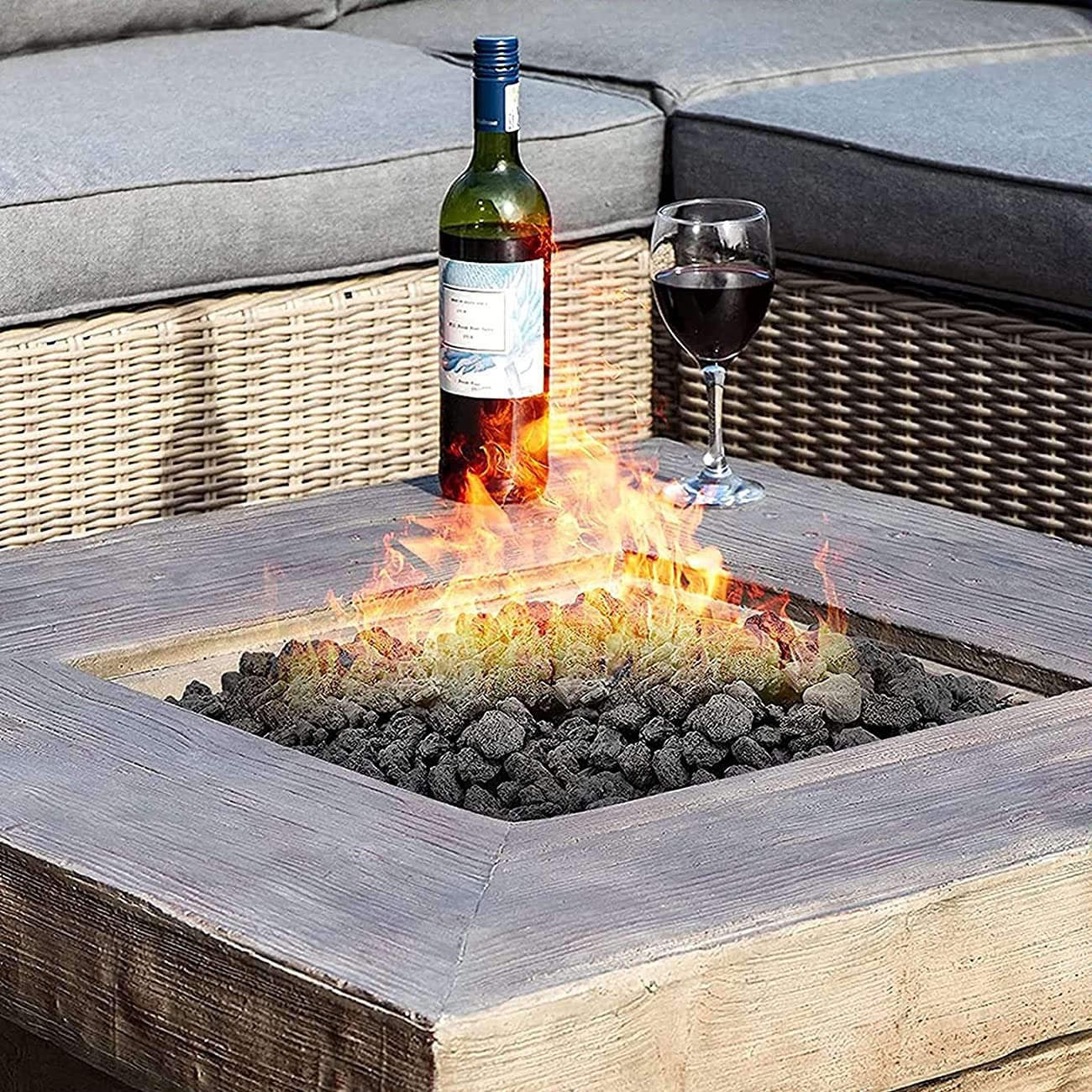 Premium Volcanic Rock Sauna Stones - Natural Landscaping Rocks for Fire Bowls, Fireplaces, Indoor/Outdoor Use - Perfect for Sauna Stoves, Backyard Fire Pits & Zen Garden Decor
