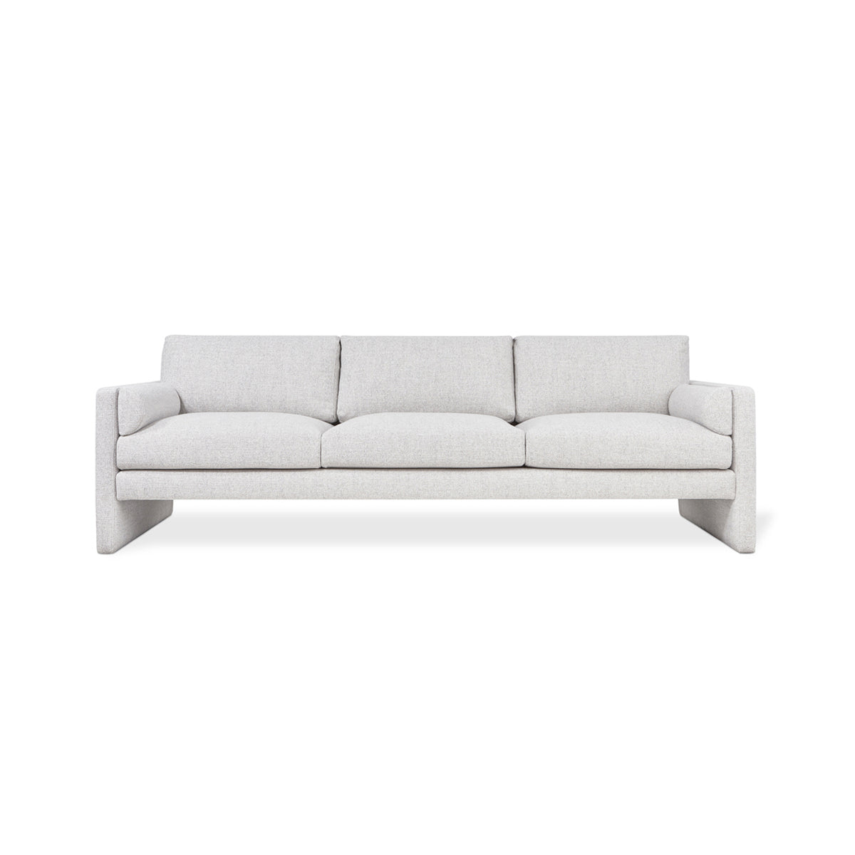 M Co Living Laurel Sofa - Modern Comfortable Sectional Couch for Living Room, Lounge & Family Room - Soft Fabric Upholstery with Sturdy Wooden Frame - Perfect for Small Spaces, Apartments & Home Theater