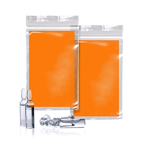 Clear with Orange Block