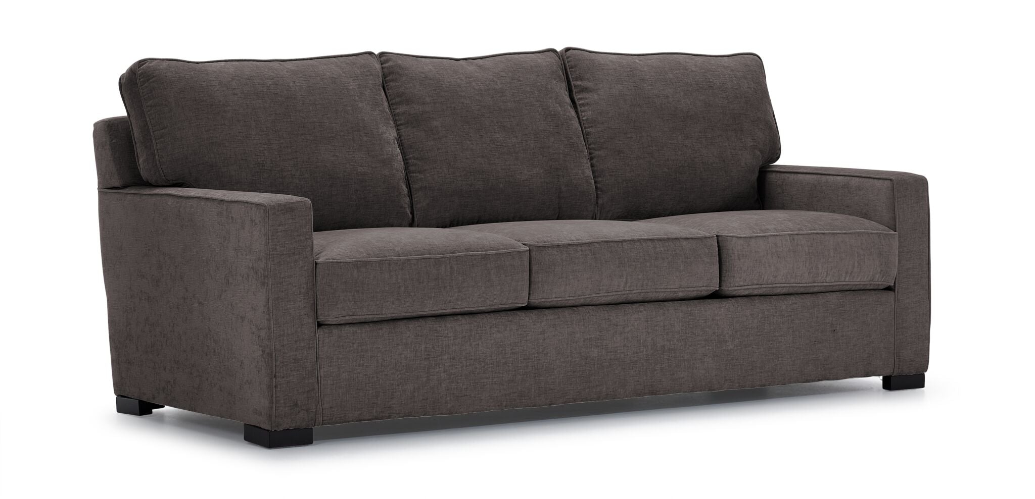Charlotte Sofa in Pewter - Modern Living Room Furniture for Comfortable Seating & Stylish Home Decor