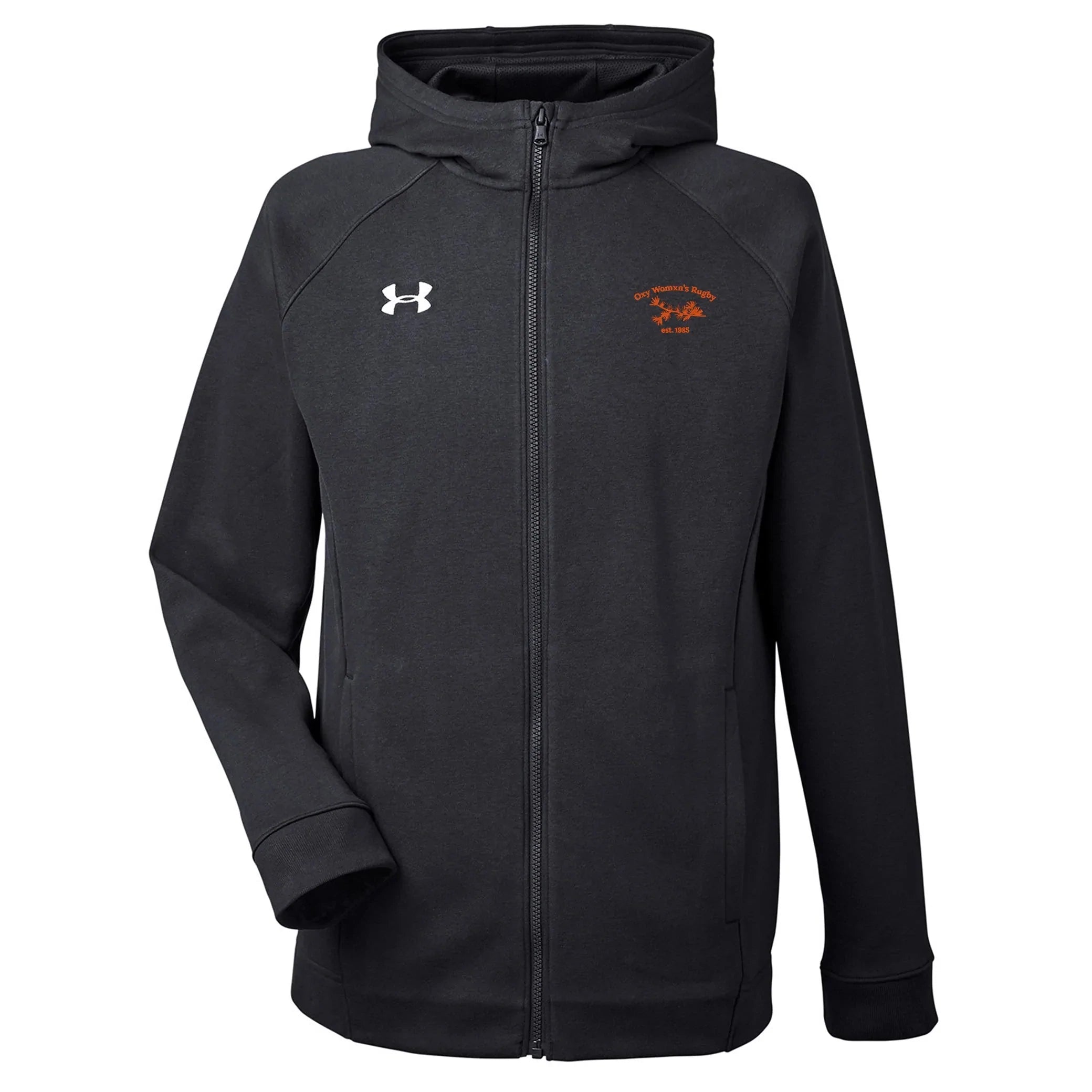 Oxy Hustle Zip-Up Hoodie for Men & Women - Lightweight Fleece Pullover with Pockets - Perfect for Gym, Running, and Casual Wear