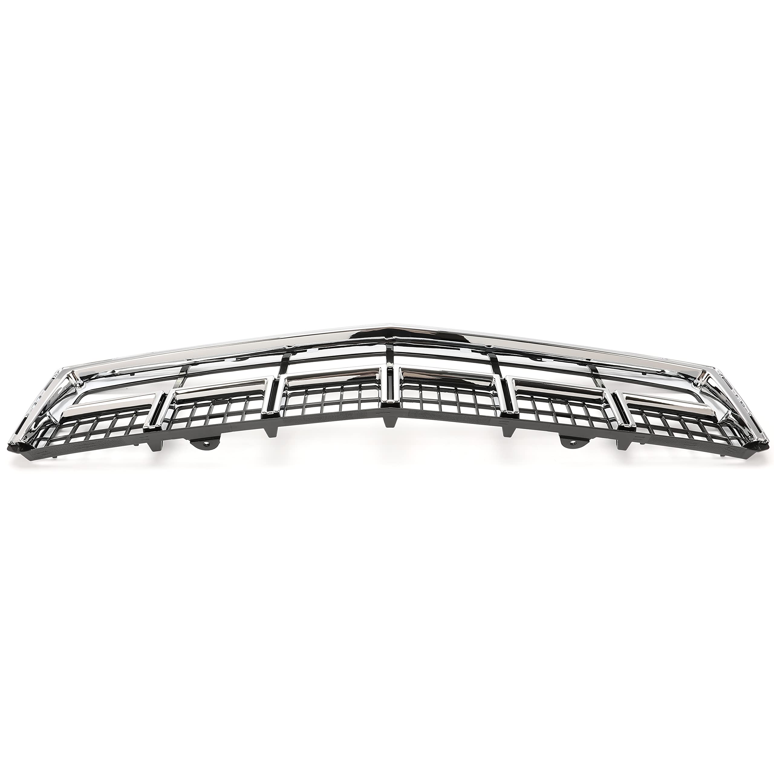 HECASA ABS Front Lower Mesh Grill Bumper Replacement for 2013-2016 Cadillac SRX - Silvery Compatible with 22739004 GM1036167 | Perfect for Off-Road Protection & Style Upgrade