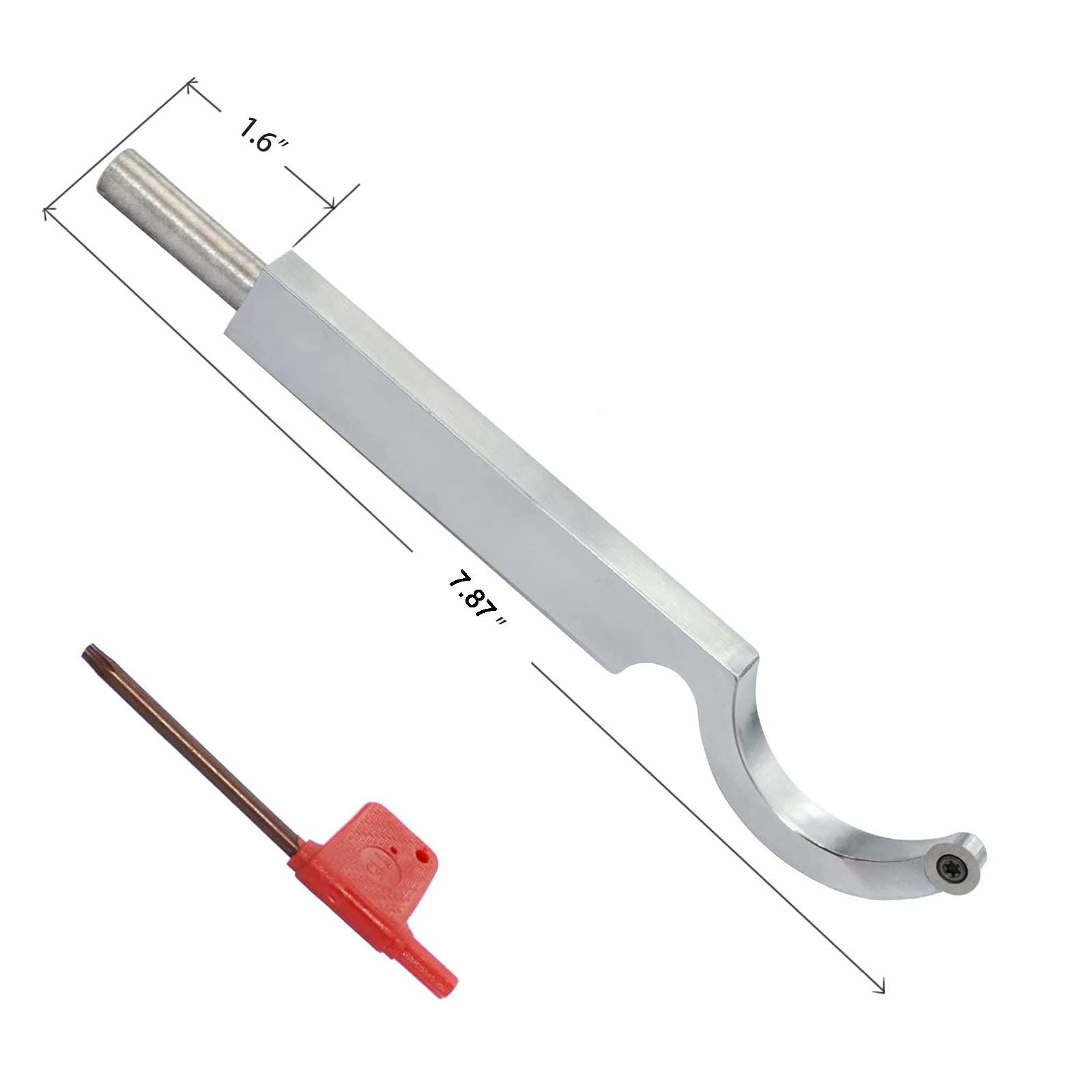 Premium Wood Turning Tool - Swan Neck Hollower for Bowl & Hollow Form Carving - 7.99