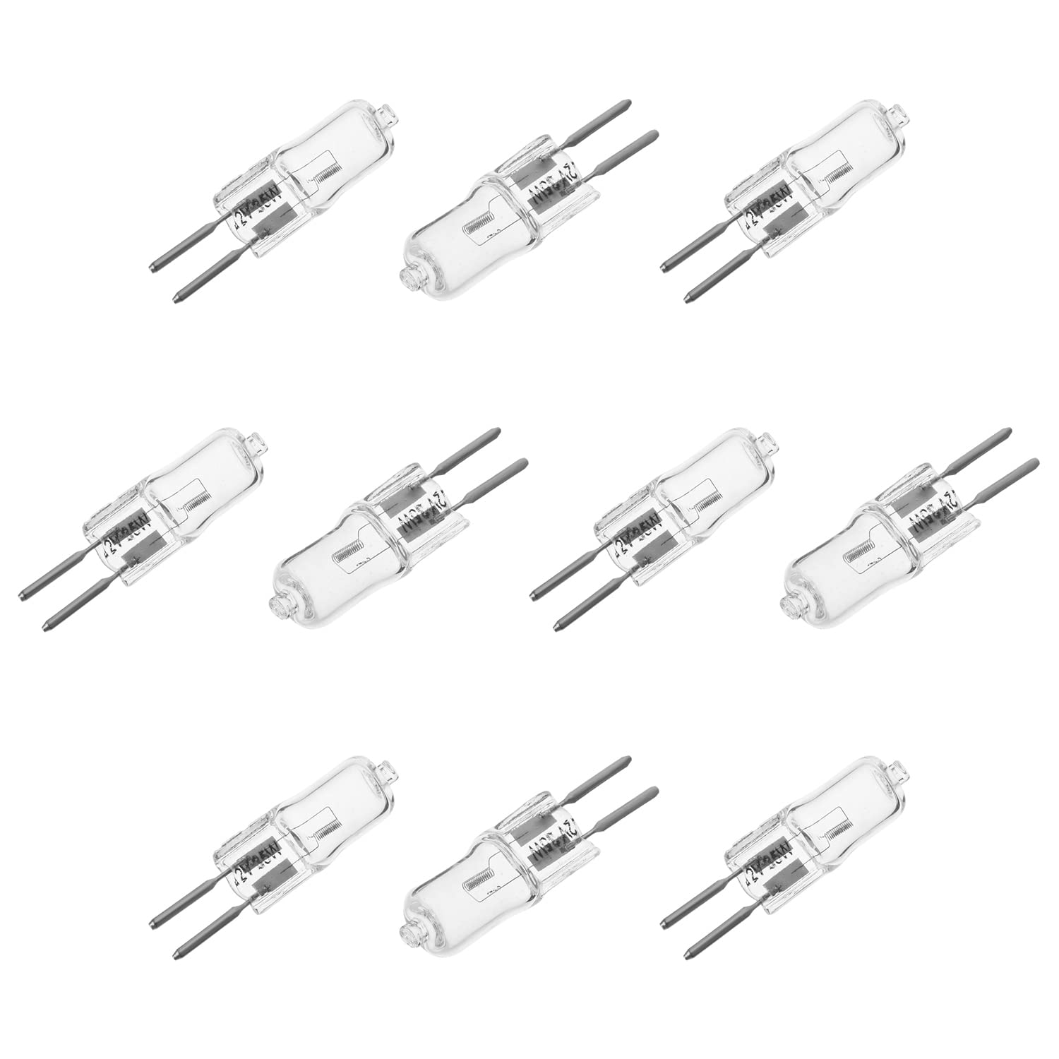 Othmro G5.3 35Watt 12V Halogen Light Bulbs - 10 Pack - Soft White Replacement Bulbs for Under Cabinet Puck Lights, Chandeliers, Track Lighting & Lamps - Perfect for Kitchen, Living Room & Office Lighting
