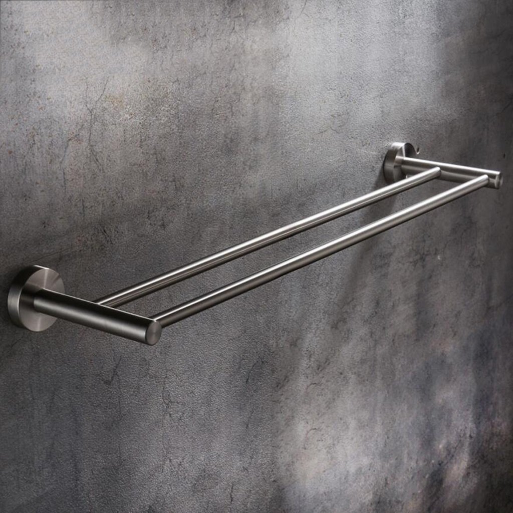 Premium 304 Stainless Steel Double Towel Bar - 31.5