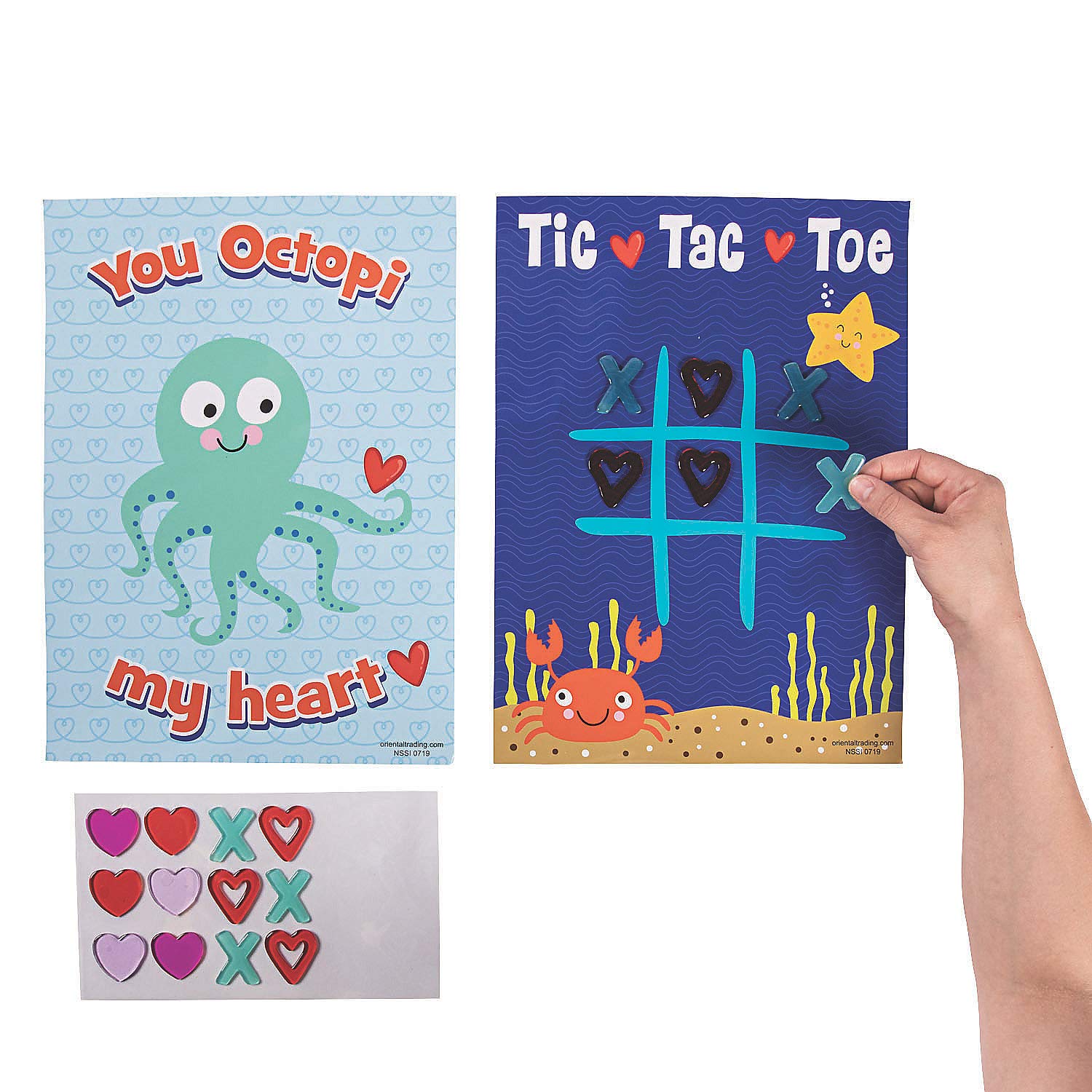 Valentine's Day Cling Games for Kids - 18-Piece Assorted Fun Express Toy Set - Perfect for Classroom Activities, Party Favors, and Holiday Gifts