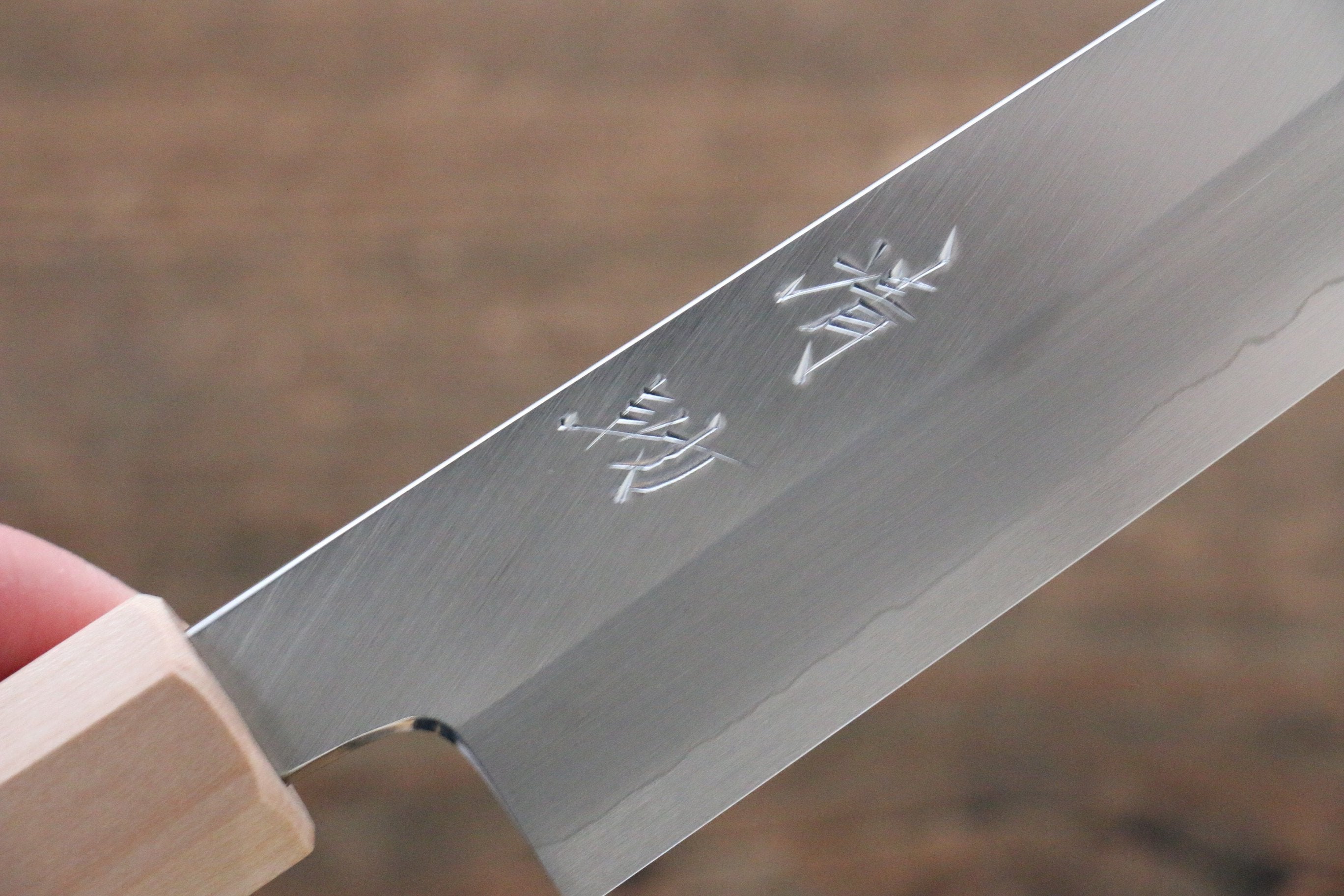 Premium Seisuke Silver Steel Kiritsuke Petty Utility Knife 150mm - Japanese Chef Knife with Cherry Wood Handle for Slicing, Chopping & Precision Kitchen Tasks
