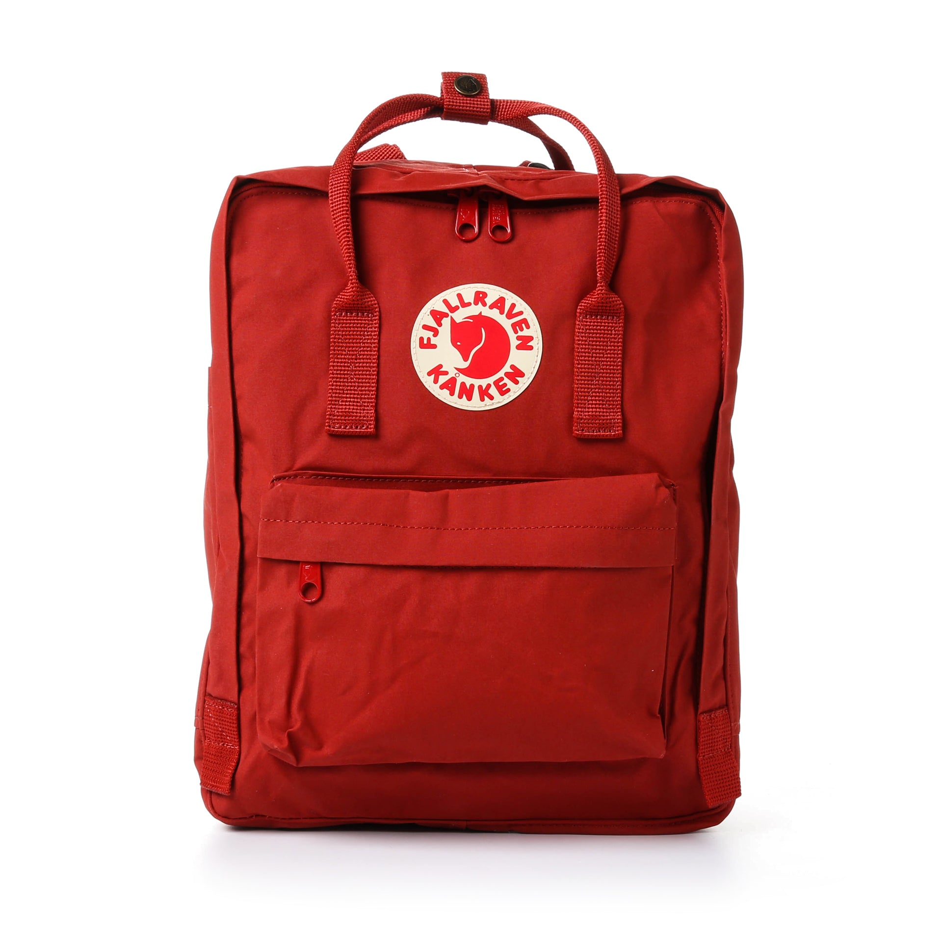 Fjallraven Kanken Backpack - Classic Laptop Backpack for School & Travel, Durable Water-Resistant Material, Deep Red - Perfect for Students, Commuters & Outdoor Adventures