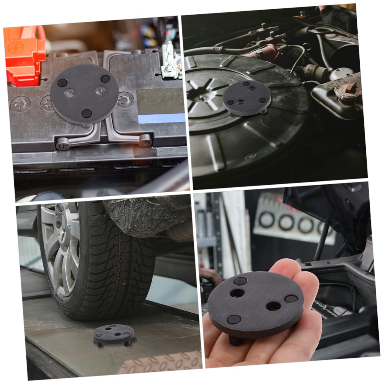 2-Piece Brake Cylinder Tool Kit - Adapter, Handle Rod, Door Hinge Protector - Heavy Duty Steel Construction - Perfect for Car Repair, DIY Auto Maintenance & Mechanic Toolbox Organization