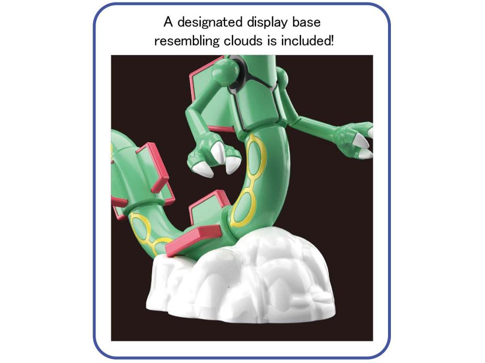 Bandai Pokemon Rayquaza Model Kit - Build Your Own Dragon Figure - Perfect for Collectors, Gifts, and DIY Enthusiasts | Great for Display, Play, and Anime-Themed Decor