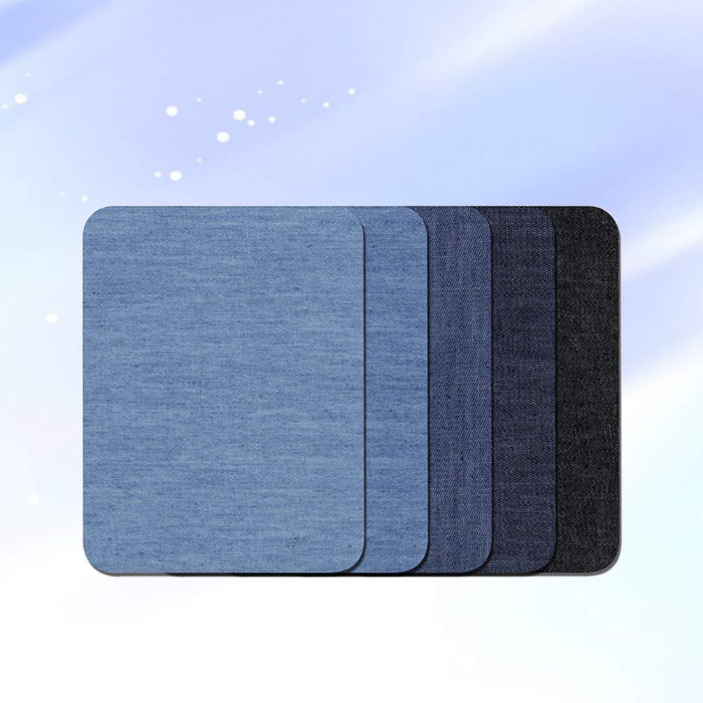 10pcs Denim Iron-On Patches for Jeans Repair - DIY Denim Reinforcement for Holes & Rips - Perfect for Denim Jackets, Pants & DIY Crafts