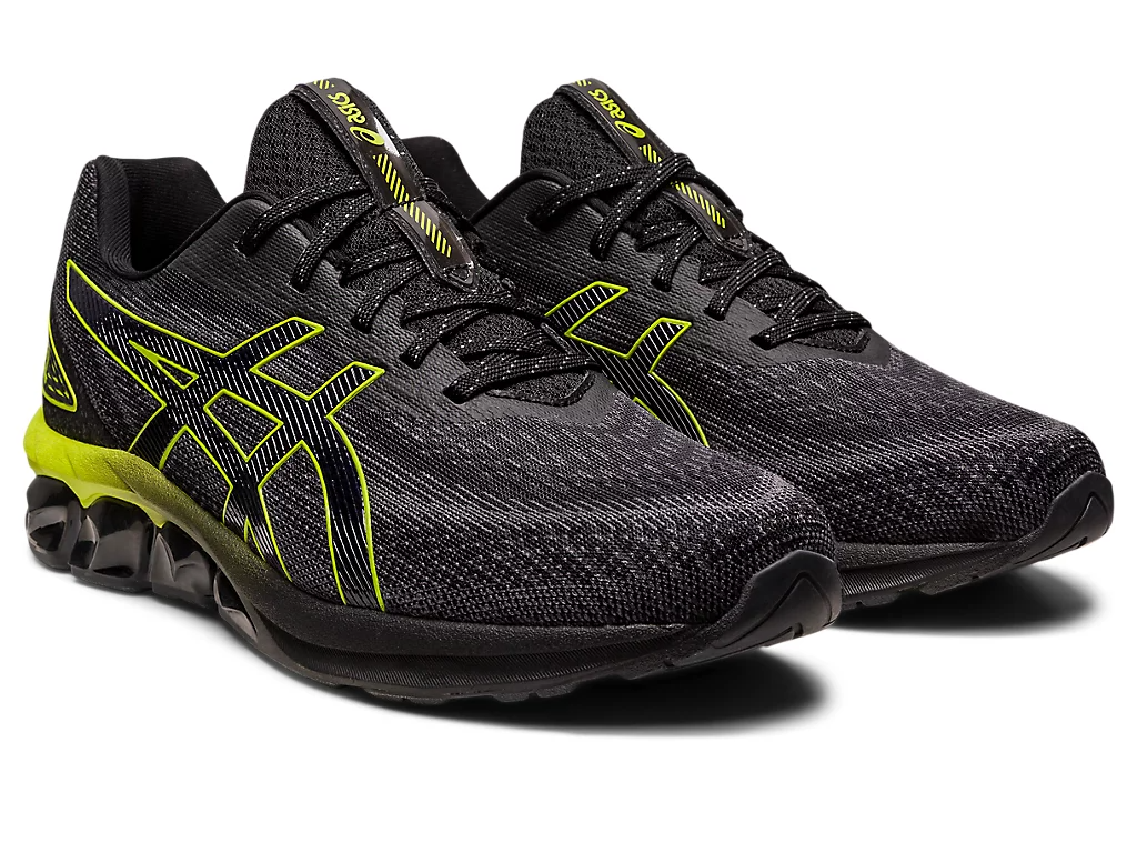 ASICS Men's Gel-Quantum 180 VII Running Shoes - Black/White (1201A631-009) | Lightweight Cushioned Sneakers for Jogging, Gym & Everyday Wear