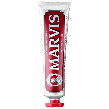 Cinnamon Mint Toothpaste for Fresh Breath & Whitening - Natural Fluoride-Free Oral Care for Daily Use at Home or Travel