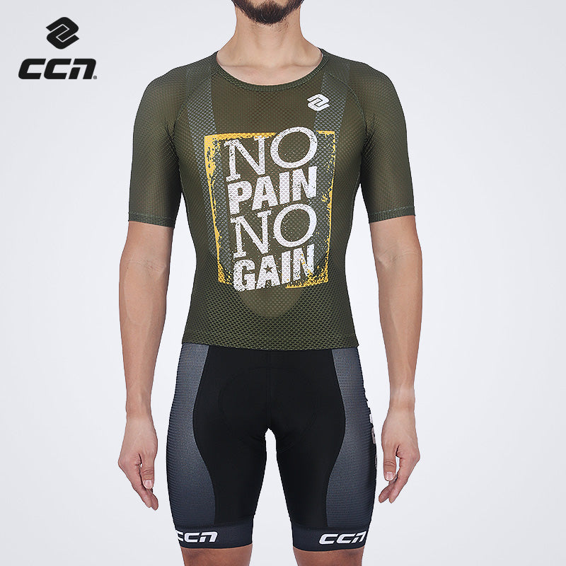 Men's Indoor Cycling Jersey - Breathable & Moisture-Wicking Performance Top for Spinning & Home Workouts