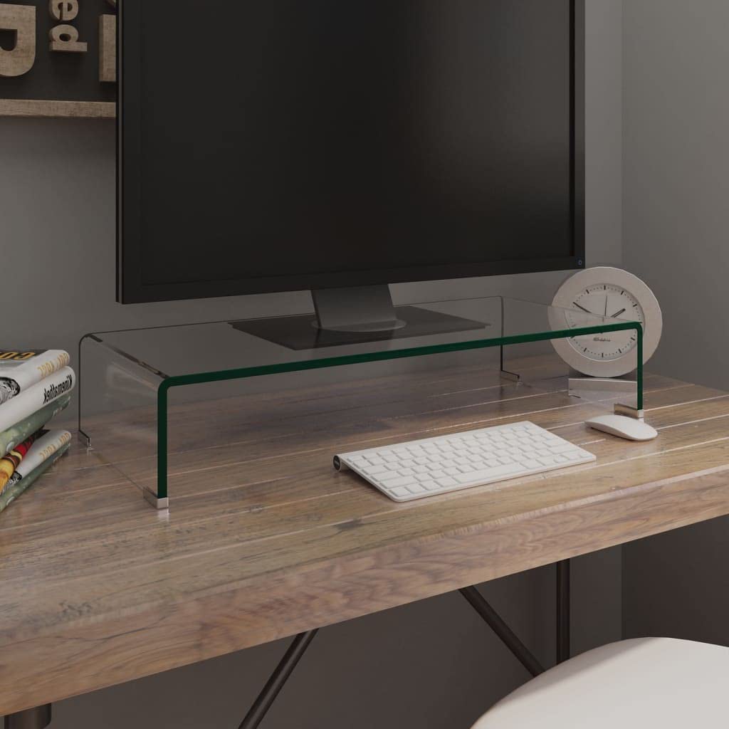 CHARMMA Glass Monitor Stand Riser - 27.6