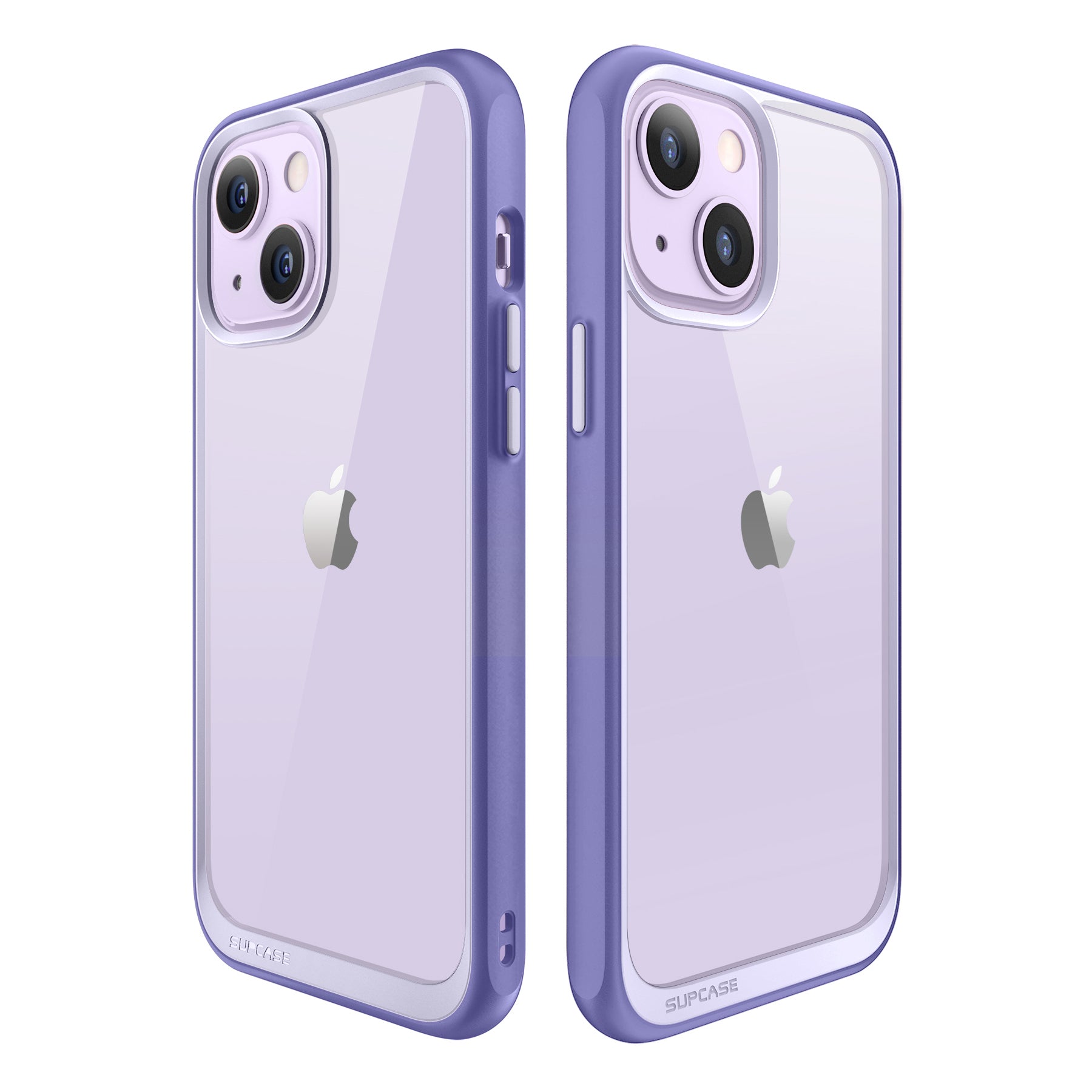 iPhone 14 Plus Case 6.7 Inch - Slim Clear Protective Cover with Shock Absorption | Unicorn Beetle Style in Deep Purple | Perfect for Daily Use, Travel & Outdoor Activities