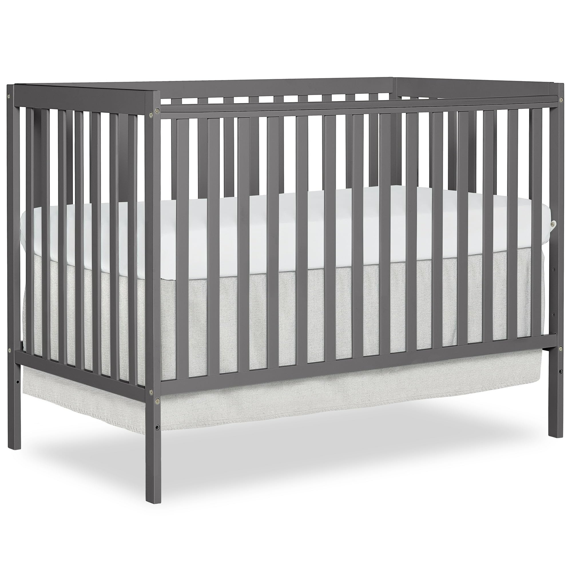 HomVent 5-in-1 Convertible Crib - Baby to Toddler Bed - ASTM Certified for Nursery & Kids Room