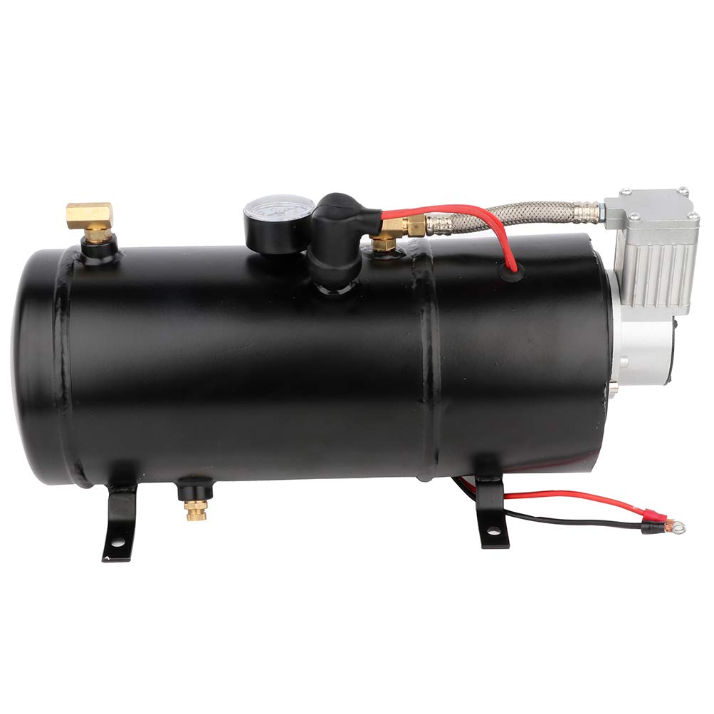 3 Trumpet Electric Train Air Horn Kit with 150 PSI Air Compressor - 12V Loud Vehicle Horn for Trucks, Cars, Boats & Motorcycles - Perfect for Emergency Alerts & Off-Road Adventures