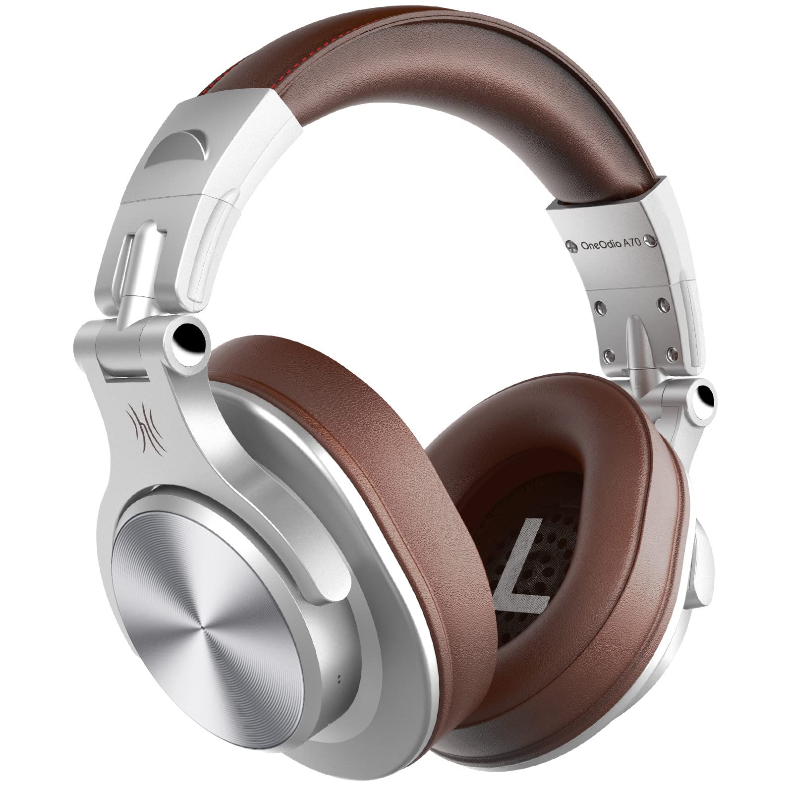 OneOdio A70 Over-Ear Bluetooth Headphones with Microphone - Foldable Wireless & Wired Studio Headphones for Mixing, Gaming, Music - Compatible with TV, PC, iPhone, Android - Perfect for Home Studio, Travel & Work