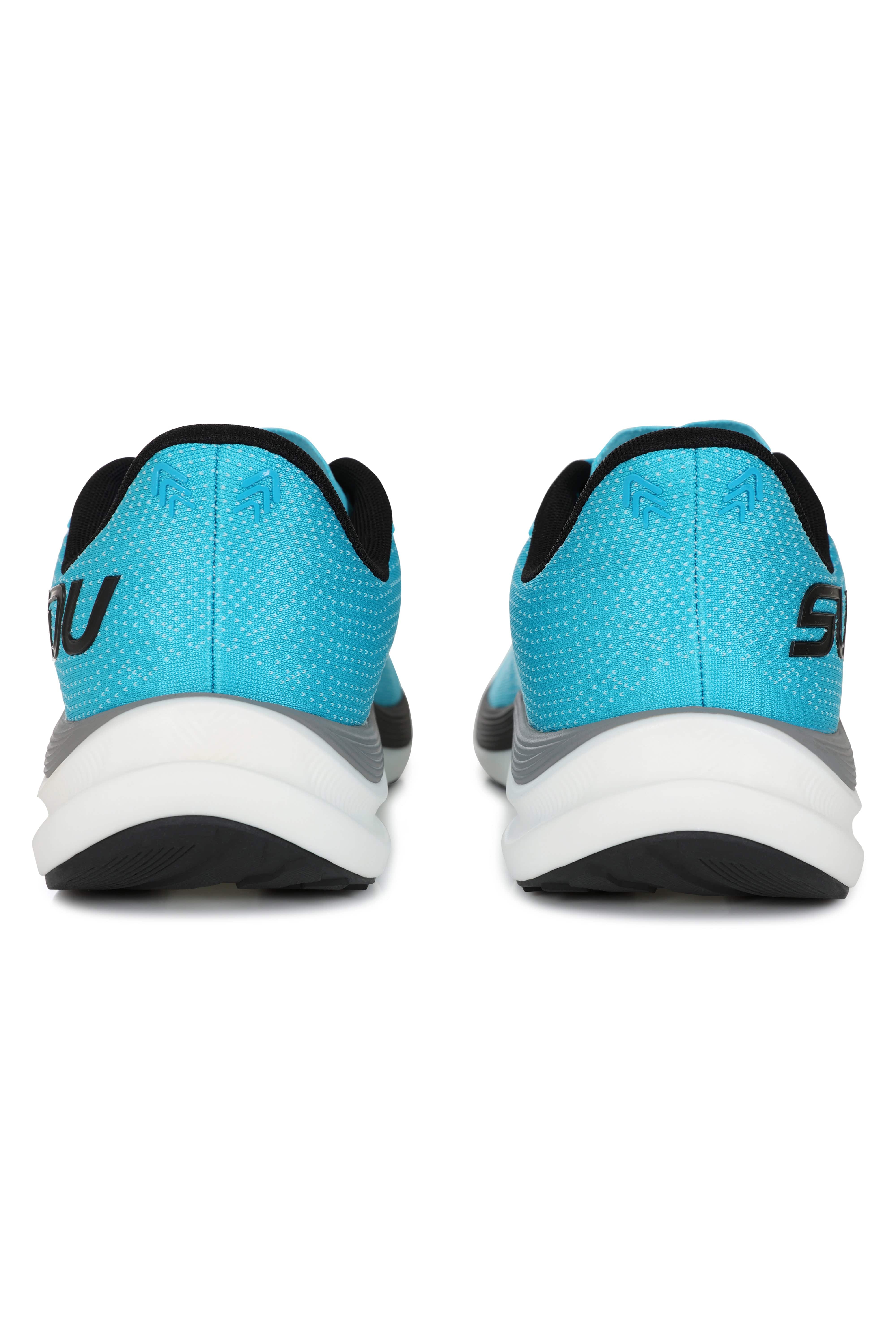 SRM 01 Running Shoes for Men & Women - Lightweight Breathable Athletic Sneakers in Light Blue/Black - Perfect for Jogging, Gym Workouts & Daily Walking