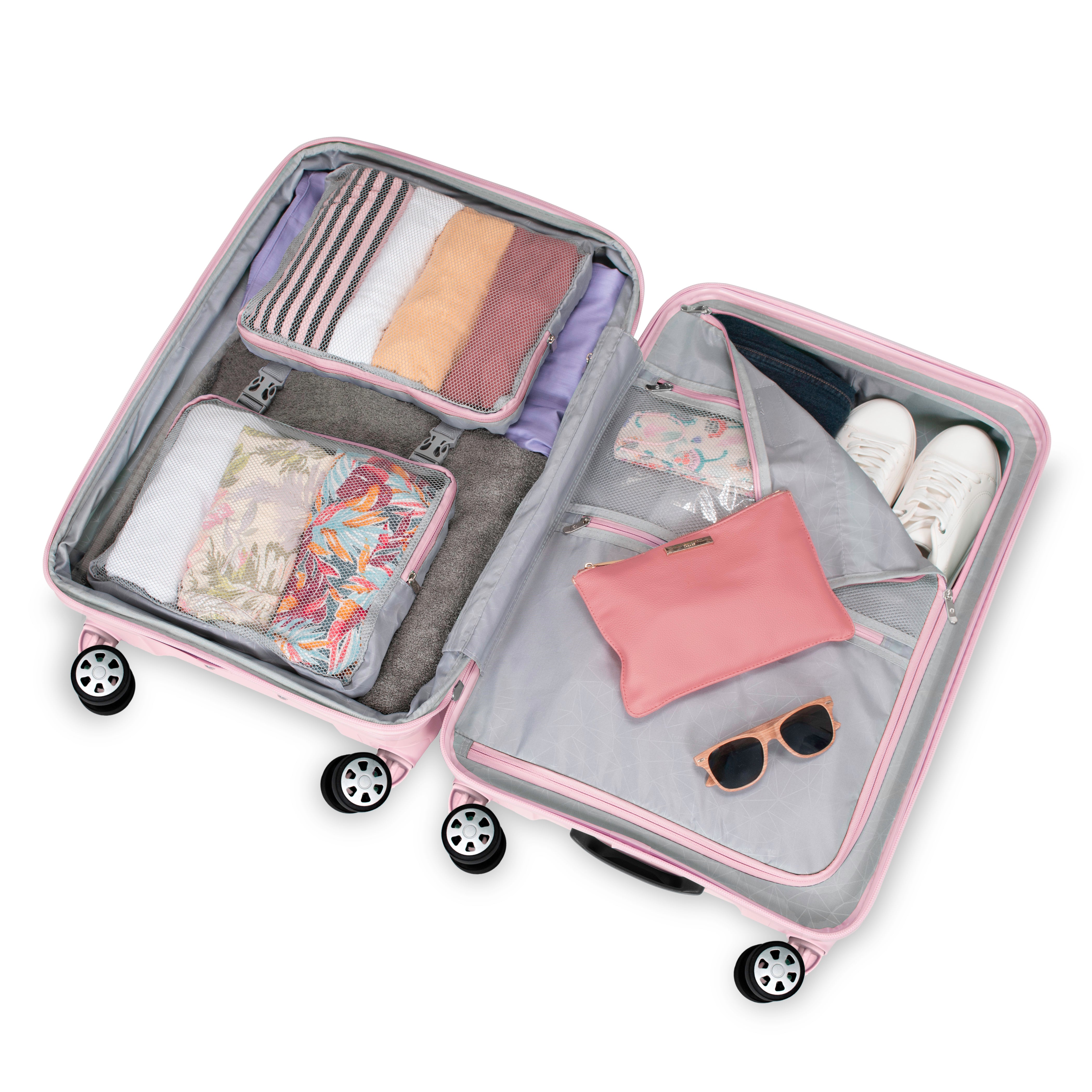 Pagosa 3 Piece Luggage Set - Lightweight Spinner Suitcase with TSA Lock - Perfect for Travel, Business Trips & Vacations