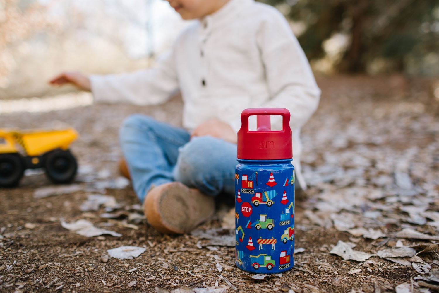 Summit Kids Water Bottle with Straw Lid - BPA Free, Leak Proof, Insulated Stainless Steel Bottle for School, Sports & Outdoor Activities