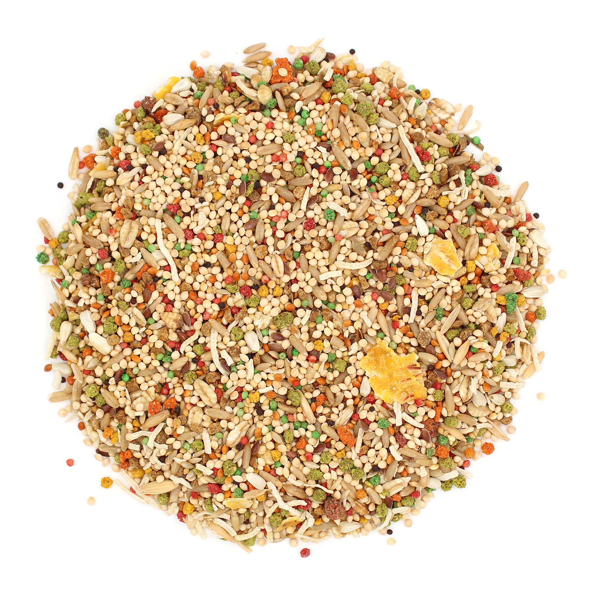 Vitakraft Premium Parakeet Food - Vitamin-Fortified Daily Bird Seed Mix for Budgies & Small Parrots - 2.5 lb Bag - Perfect for Cage Feeding & Training Treats