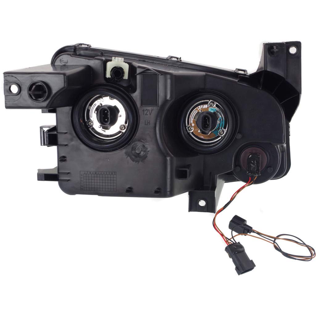 Dodge Charger Headlight Assembly Pair - Compatible with 2006-2010 Models (Driver & Passenger Side) | CH2502206 & 4806165AJ Replacement | Perfect for Night Driving & Car Restoration Projects