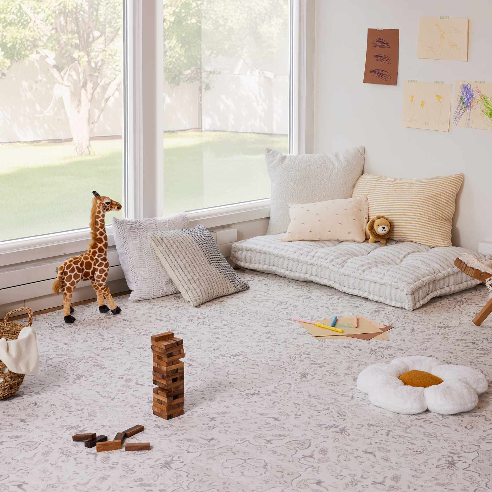 Little Nomad Play Mat | Emile - Non-Toxic, Eco-Friendly Baby Play Mat for Crawling & Tummy Time - Perfect for Nursery, Daycare & Home Play Areas