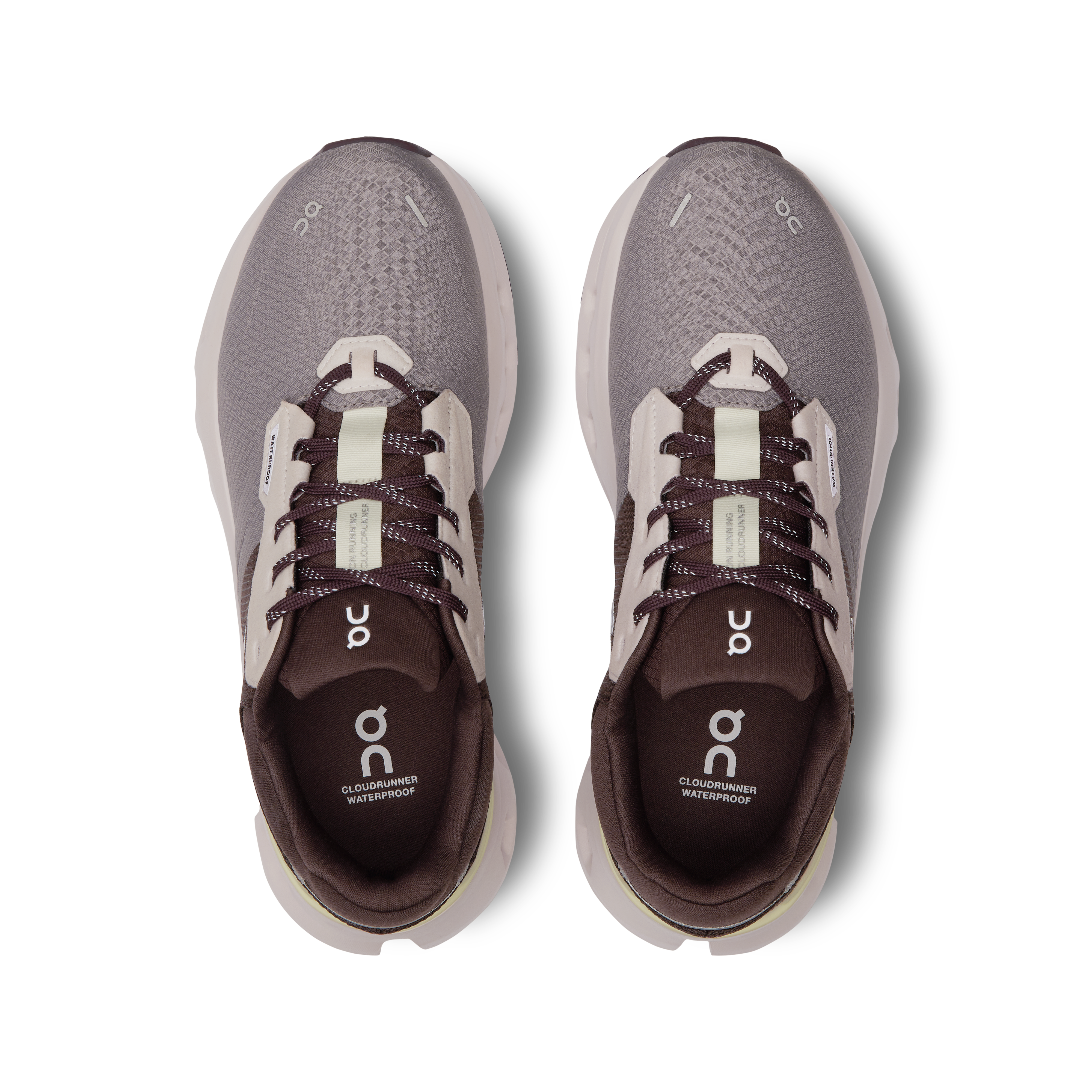 On Running Women's Cloudrunner 2 Waterproof Running Shoes - Zinc/Seedling - Lightweight Trail & Road Running for Women