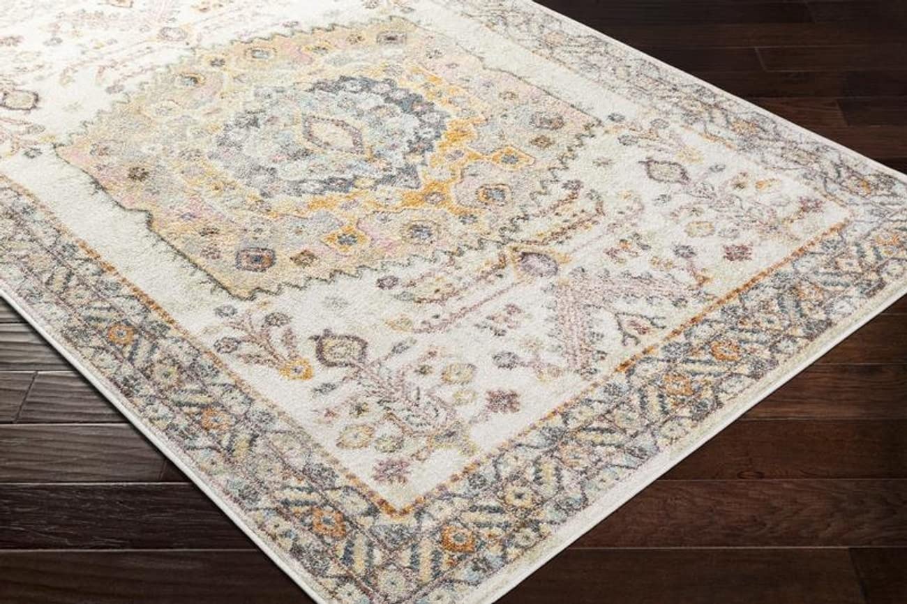Mark&Day Korendijk 8x10 Rustic Bright Orange Area Rug - Soft Orange Beige Carpet for Living Room, Bedroom, Kitchen - 7'10