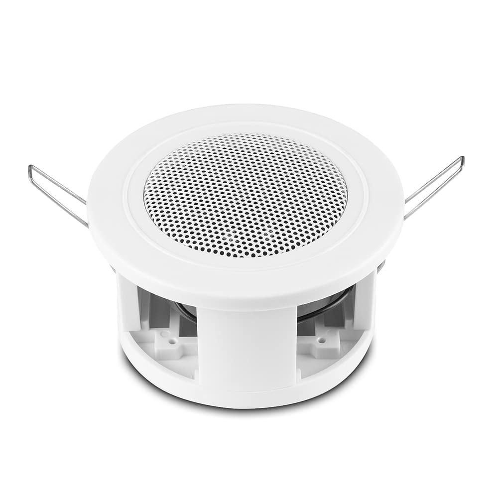 Power Dynamics A100W Bluetooth Ceiling Speaker System with 8x CSBA3L In-Wall Amplifier - Wireless Home Audio Sound System for Kitchen, Bedroom, Living Room (White) | Perfect for Whole House Music, Home Theater & Background Audio