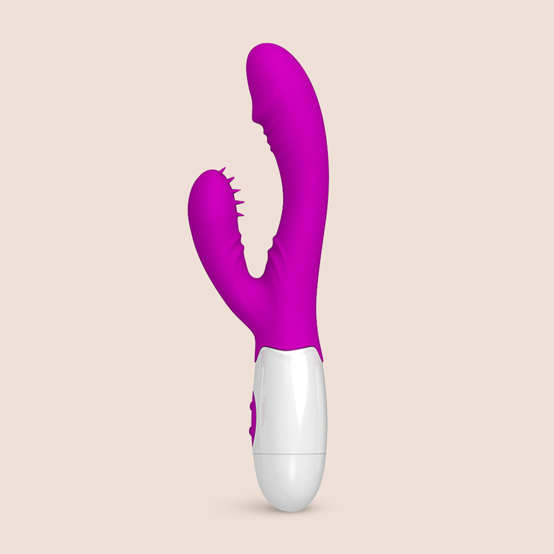 Pretty Love Andre | Silicone Dual Rabbit Stimulator for Women - Powerful Clitoral & G-Spot Vibrator for Intimate Pleasure | Perfect for Couples Play & Solo Sensual Exploration