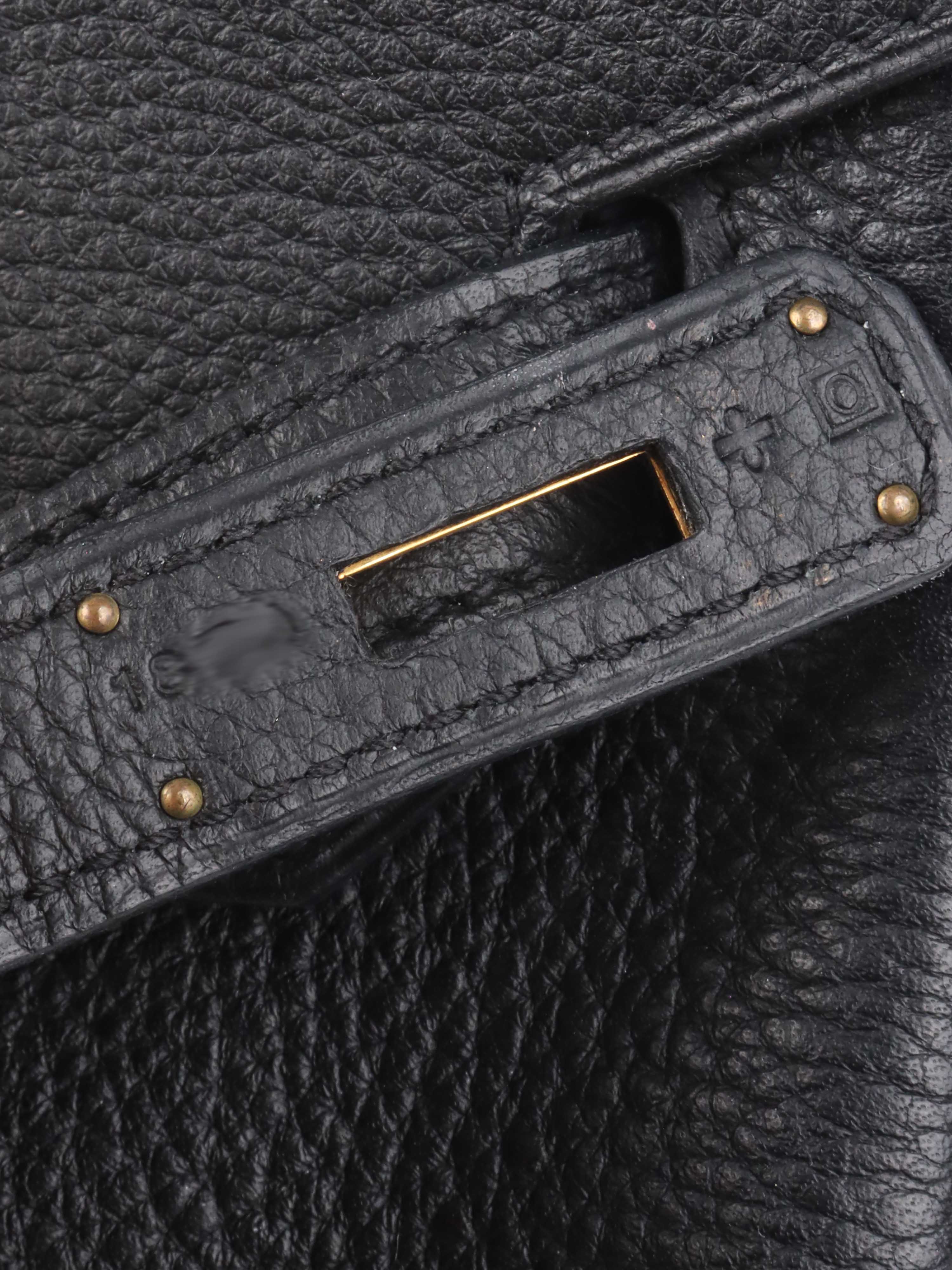 Authentic Hermes Birkin 35 Handbag in Noir Black with Gold Hardware (GHW) 2011 Collection - Luxury Tote Bag for Women, Perfect for Work, Travel & Special Occasions