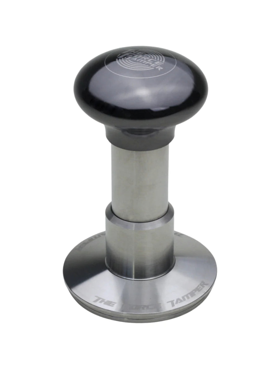 Premium 58mm Coffee Tamper - The Force Tamper for Espresso Machines, Barista-Grade Stainless Steel Coffee Press with Ergonomic Handle - Perfect for Home Brewing & Professional Cafes