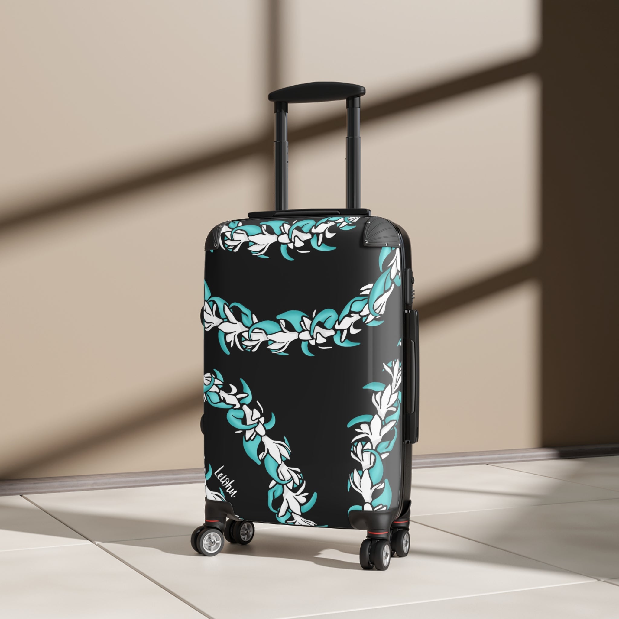 Premium Jade Green Hardshell Cabin Suitcase - Lightweight Carry-On Luggage for Air Travel, Business Trips & Weekend Getaways