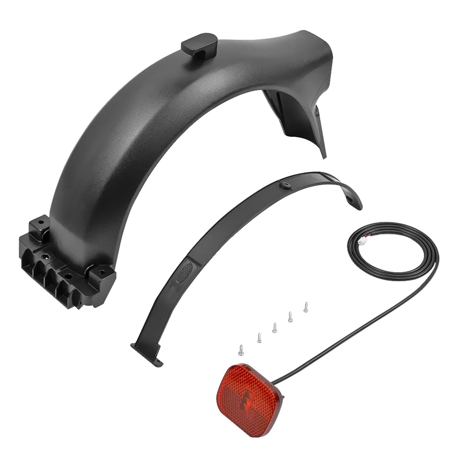 Ninebot F30D F40D Electric Scooter Rear Fender & Taillight Set - Waterproof Mudguard with Brake Safety Light Accessories for Commuting & Urban Riding