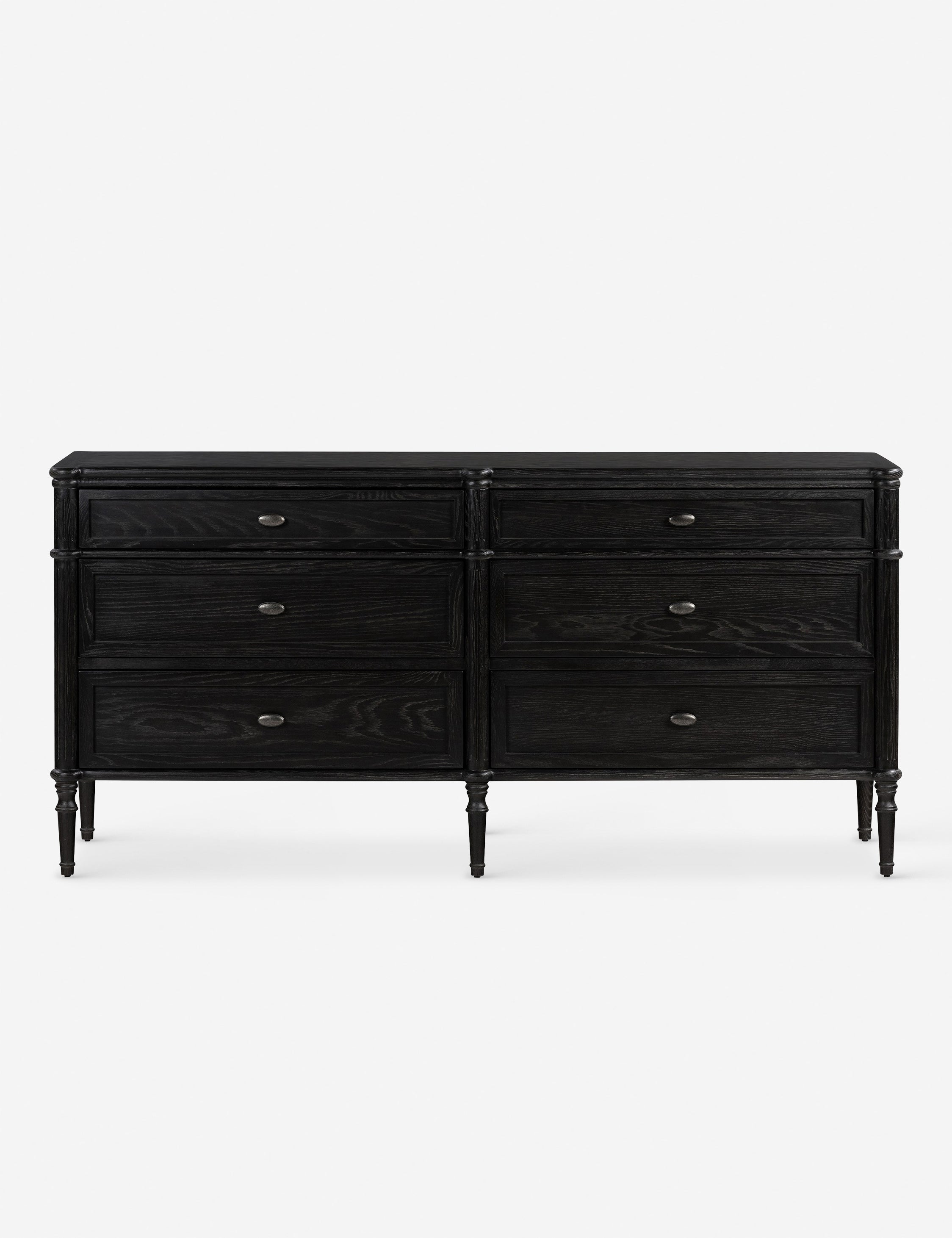 Delancey 6 Drawer Dresser - Modern Wooden Chest of Drawers for Bedroom Storage & Organization | Perfect for Clothes, Linens, and Accessories
