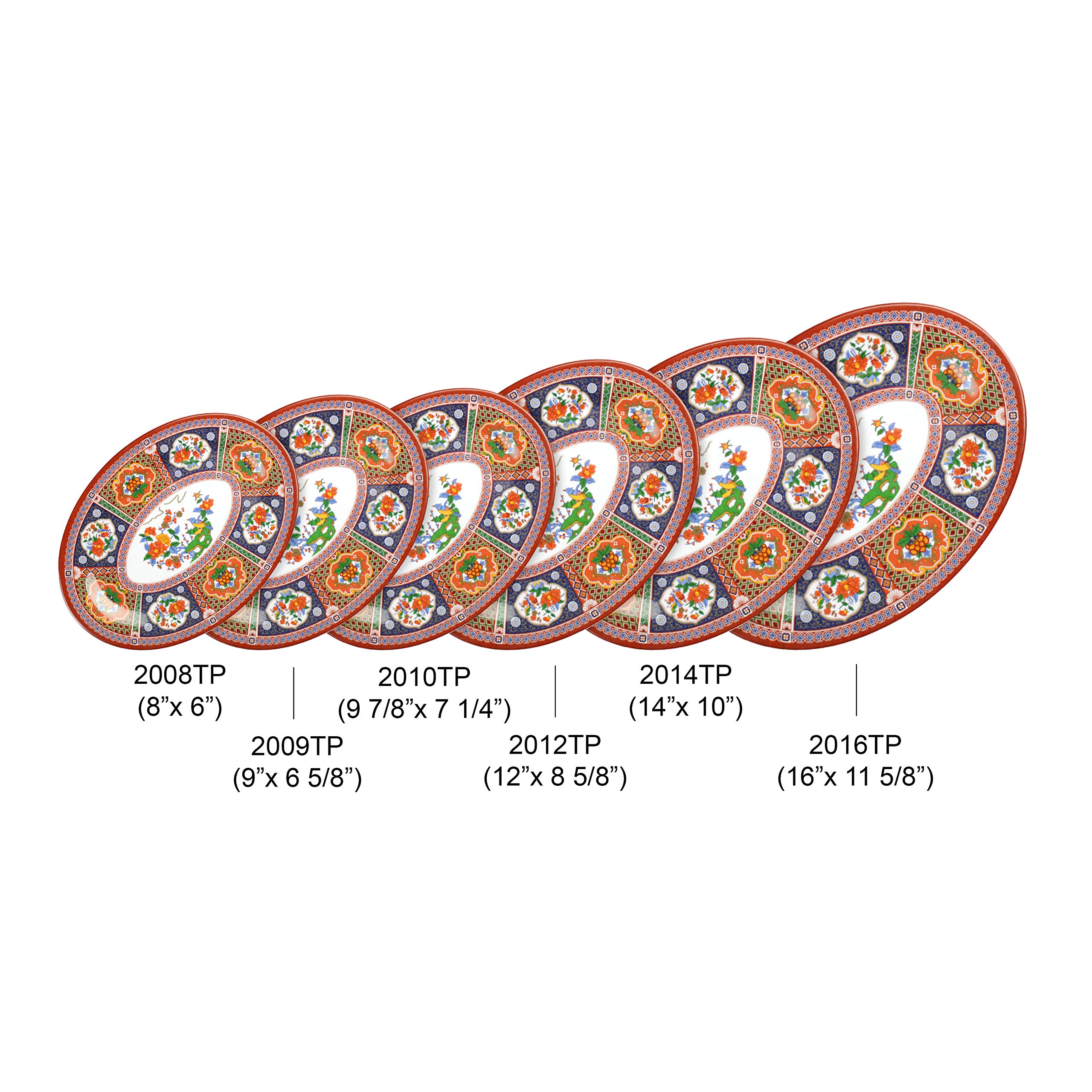 Thunder Group Peacock Melamine Dinnerware Set - 8