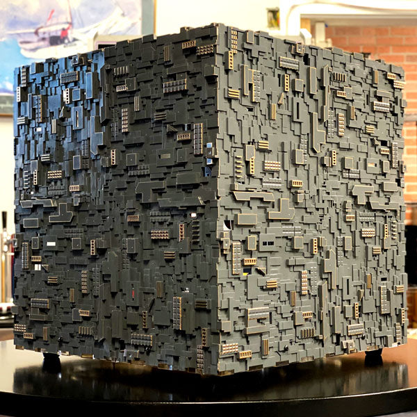 Star Trek Borg Cube ATX GREY Edition - Premium Tower PC Case for Gaming & Workstations | Fast Shipping | Perfect for Sci-Fi Fans & Custom PC Builds