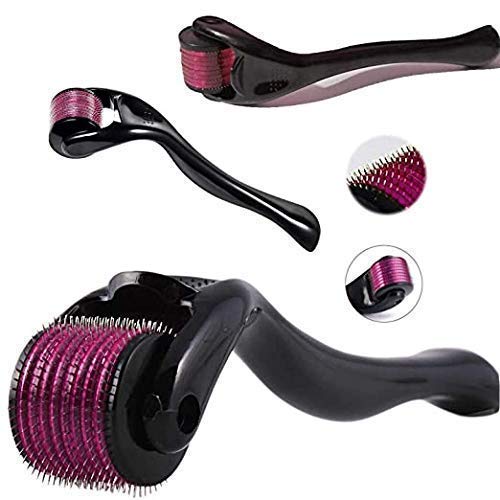 Derma Roller 0.5mm for Hair Growth & Skin Rejuvenation | 540 Stainless Steel Microneedles | Repair Damaged Hair & Activate Follicles | Reduce Hair Fall & Thicken Hair | Improve Skin Texture & Revitalization | Safe & Effective for Home Use | Perfect for Hair Care & Anti-Aging Routine