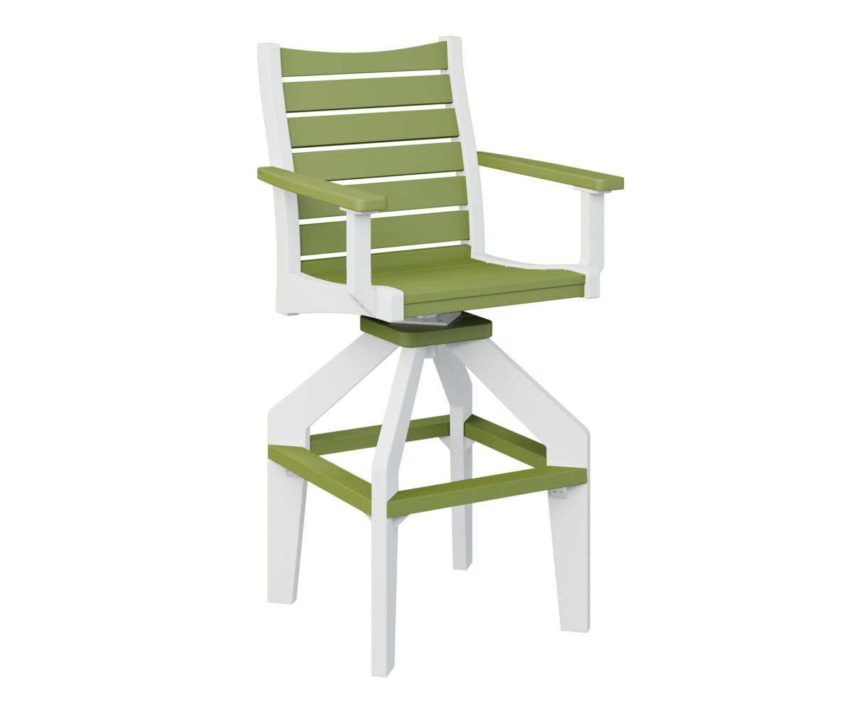 Berlin Gardens Bristol Swivel XT Chair - Heavy Duty Outdoor Patio Dining Chair with 360° Rotation, Weather-Resistant & Comfortable - Perfect for Backyard, Deck, Garden, and Poolside Relaxation