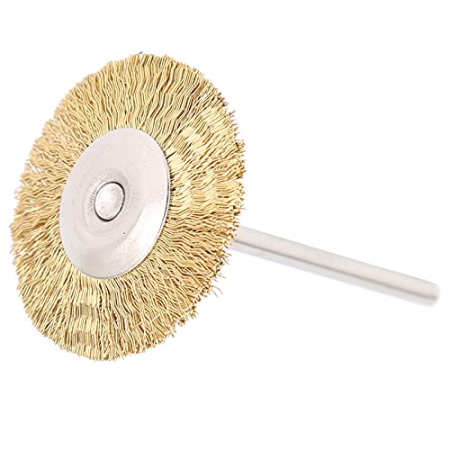 Professional T-Shaped Nail Drill Bit Cleaning Brush with Brass Wire Grinding Head - Manicure Tool for Nail Drill Maintenance & Hygiene | Perfect for Salon, Home & Professional Nail Care Use