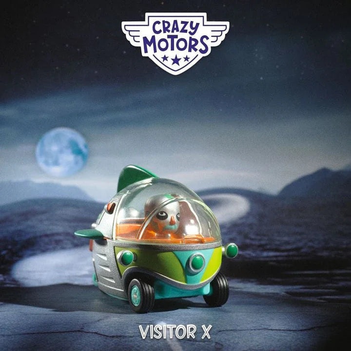 Crazy Motors Visitor X - High-Speed Remote Control Car for Kids & Adults - Perfect for Outdoor Racing, Backyard Play & Birthday Gifts - Durable RC Stunt Vehicle with LED Lights