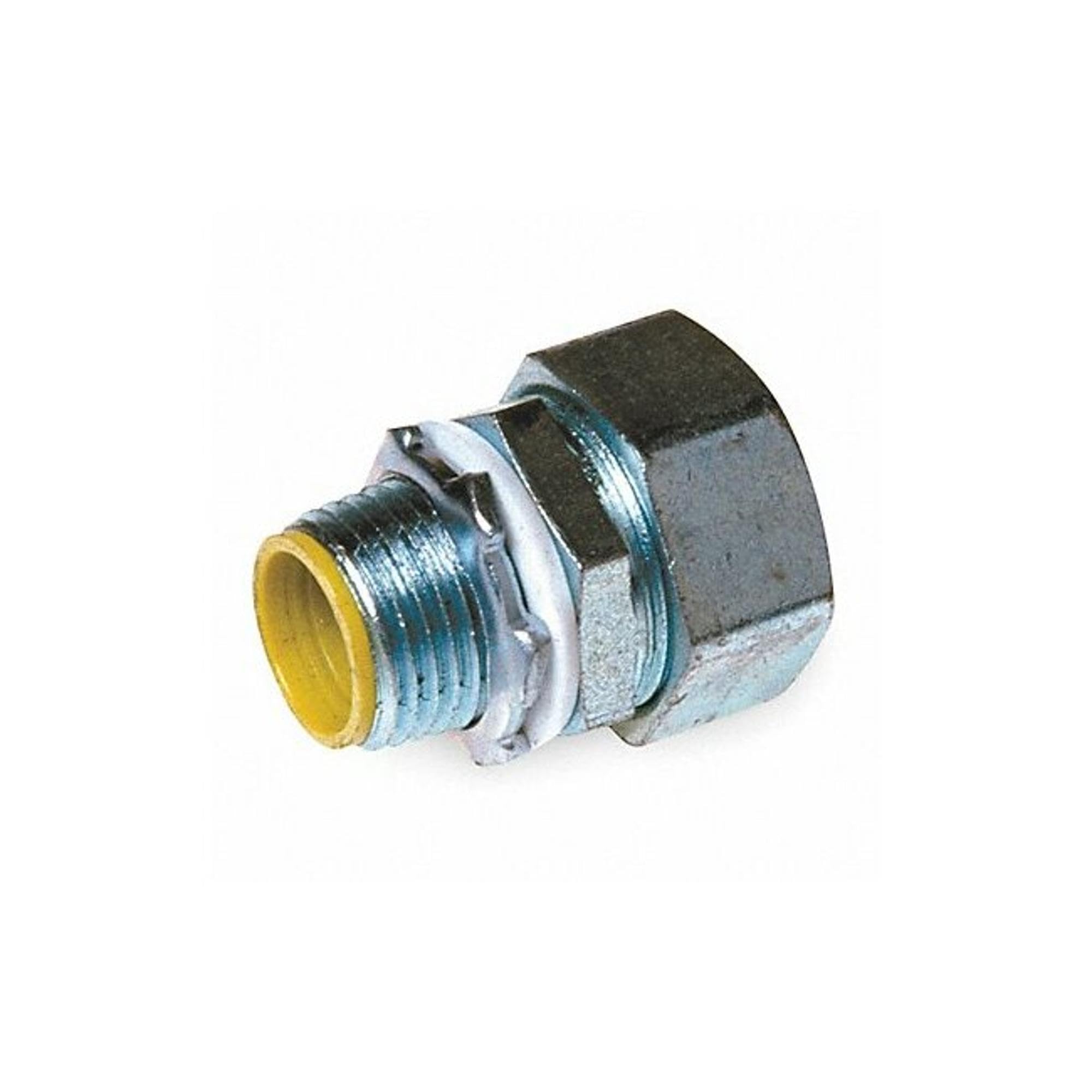 Raco 3522 3-Inch Straight Electrical Connector - Insulated for Secure Wiring - Ideal for Home, Office & Industrial Electrical Installations