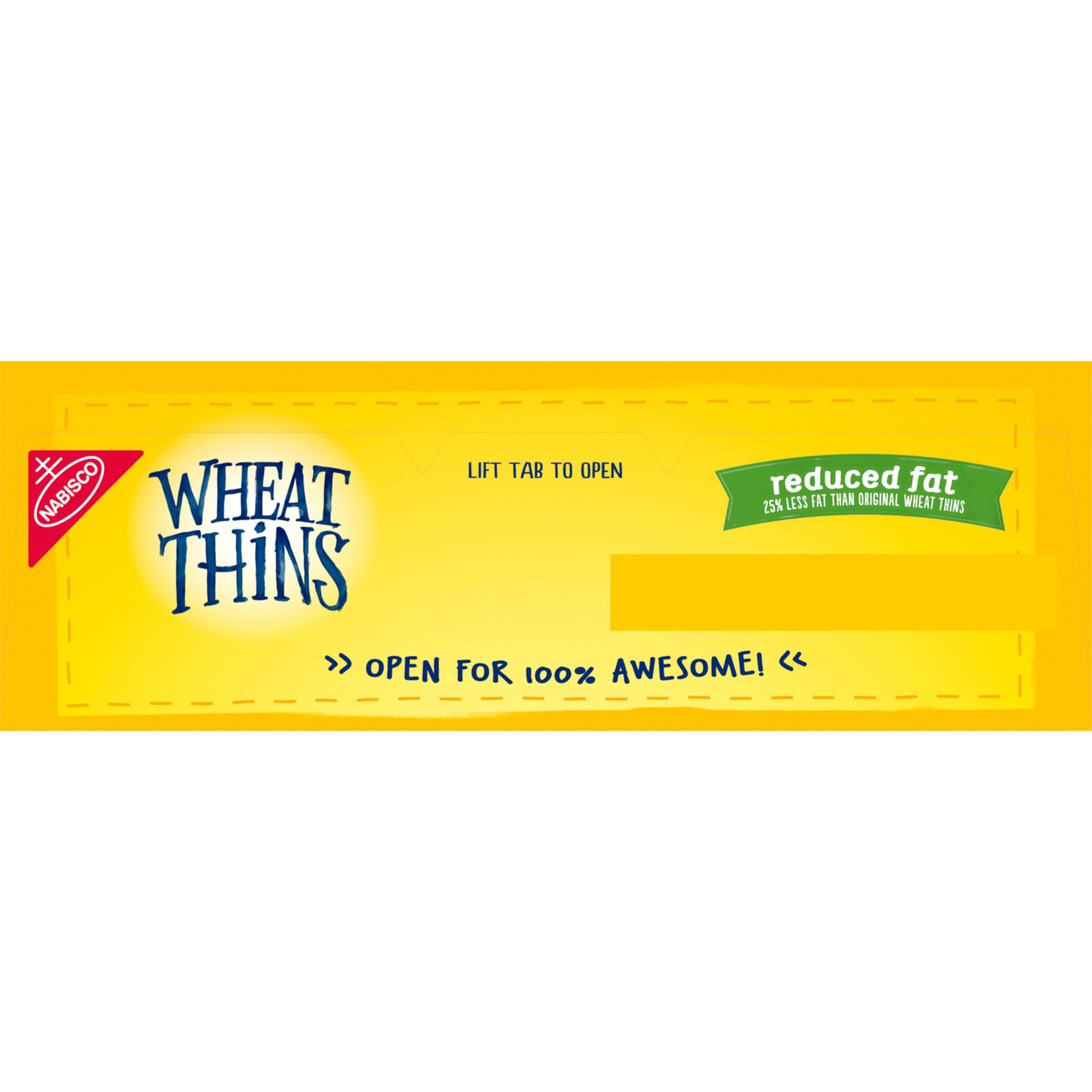 Wheat Thins Reduced Fat Whole Grain Wheat Crackers - Healthy Snack for Adults & Kids - Family Size 12.5oz - Perfect for Lunch Boxes, Office Snacks & Party Platters